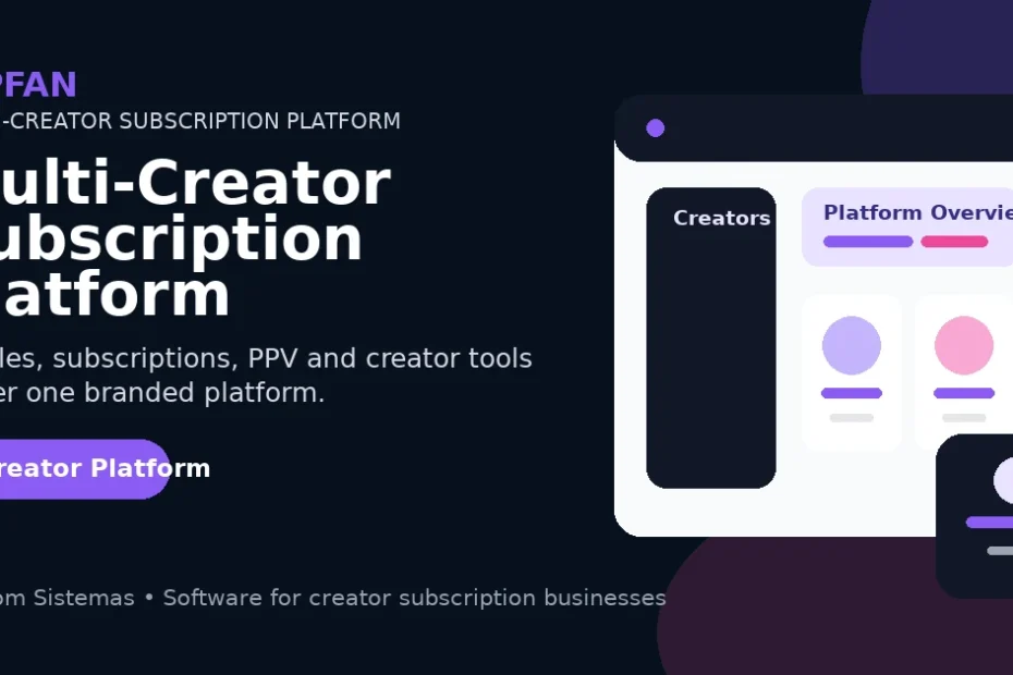 VIPFAN multi-creator subscription platform
